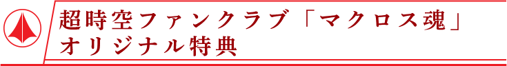 超時空ファンクラブ「マクロス魂」オリジナル特典