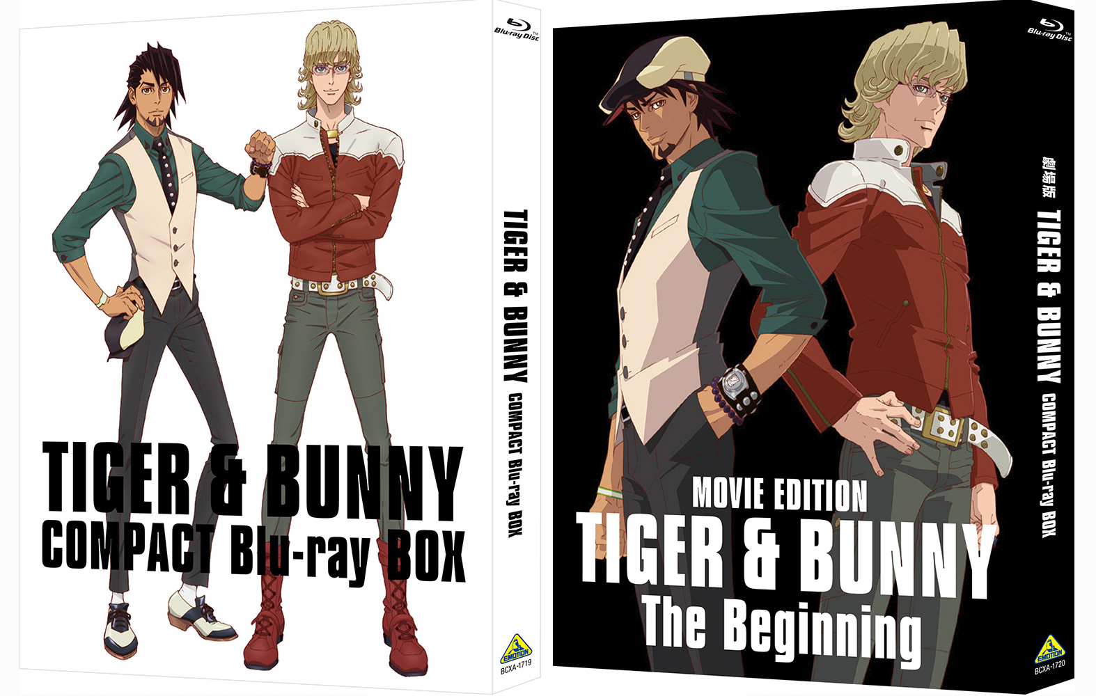 放送10周年記念！「TIGER & BUNNY　COMPACT Blu-ray BOX」「劇場版 TIGER & BUNNY　COMPACT Blu-ray BOX」発売決定!!
