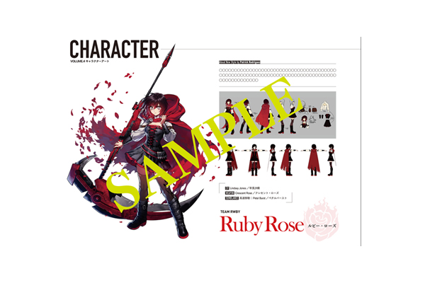 03▢ RWBY ARCHIVES 公式設定資料集 NA0710-1 アメリカ発の⼤ヒットWEB・3D アニメシリーズ『RWBY』Volume 1