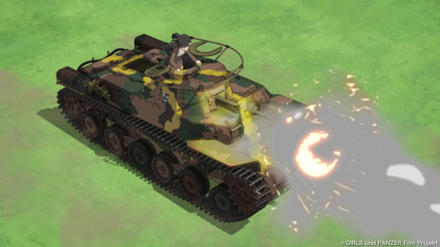 『ガールズ＆パンツァー 劇場版』場面5